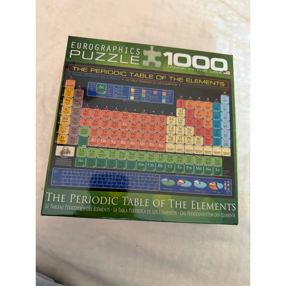 Eurographics 1000 Piece Puzzle THE PERIODIC TABLE OF THE ELEMENTS - Picture 4 of 4